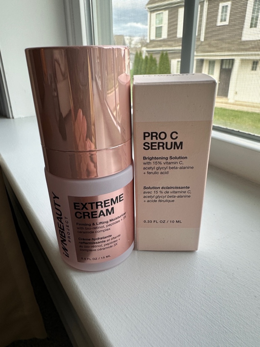 NEW INN Beauty Project Extreme Cream + Pro C Serum trial set